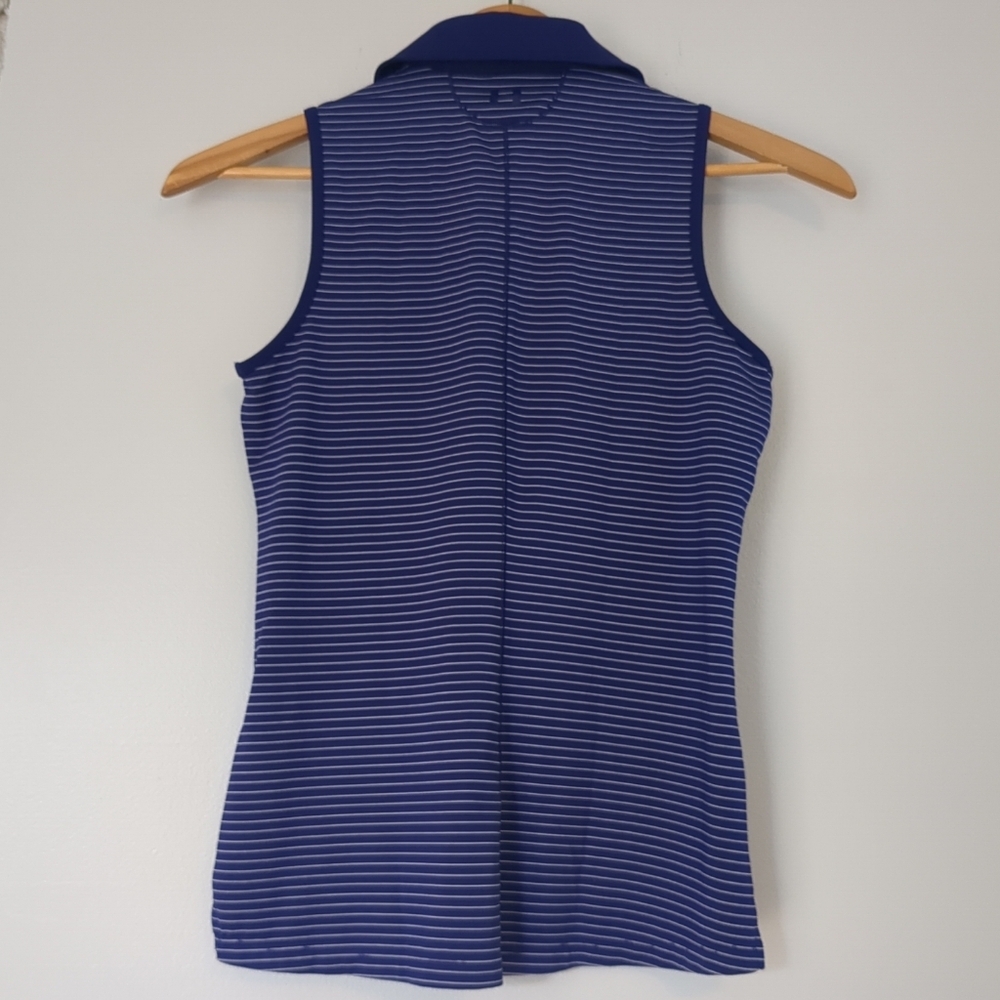 Under Armour Tank Womens Size Mediun Golf Preppy Summer Casualc Tennis - Picture 3 of 7